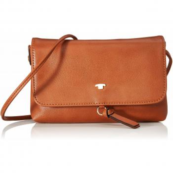 Borsa a tracolla TOM TAILOR, modello Luna, marrone (cognac), 20x12.5x2 cm
