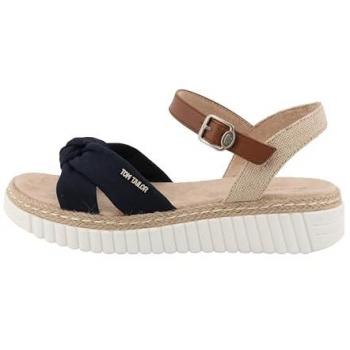 TOM TAILOR Sandalen mit Bast-Details für Damen, blau
