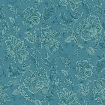Rasch Teal Garden Print Washable Wall Paper