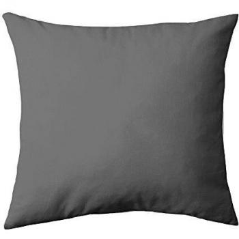 Sérénité Nocturne – Lot de 2 Taies Microfibre Anthracite 20x15 cm