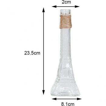 Nordische Hydrokultur-Vasen aus Glas mit Seil für getrocknete Blumen