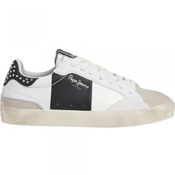Zapatillas Casual PGS300001, 36, Plano, Blanco – Pepe Jeans
