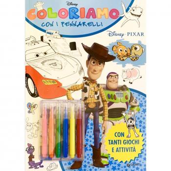 Coloriamo con i pennarelli. Disney Pixar. Super album. Con pennarelli