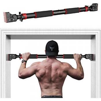 Pull Up Bar for Doorway, No Screws Required Chin Up Bar Adjustable Dip Bars