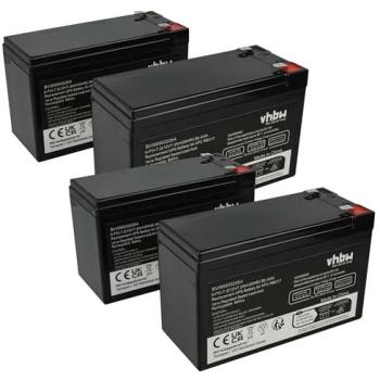 VHBW‑4X 12V 7200 mAh Backup Battery
