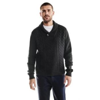 Grobstrickpullover Herren STREET ONE MEN anthrazit melange Gr. M