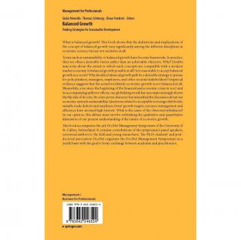 Balanced Growth: Finding Strategies for Sustainable Development