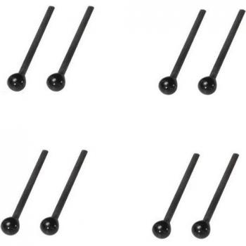 3/4/5mm Black Bean Eyes for DIY Felt Animal Crafts
