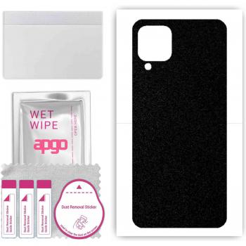 Cocoon mat noir pour le dos Samsung Galaxy M12 – Sticker vinyle