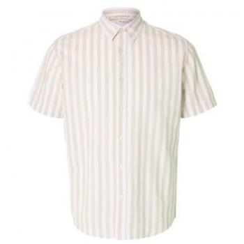 Camicia a righe Selected in cashmere puro
