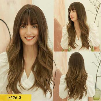 Emmor Fluffy Ombre Dark Brown Wig