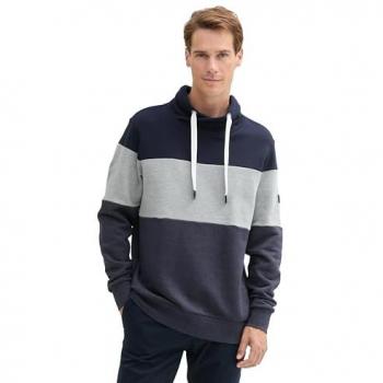 TOM TAILOR Hoodie CUTLINE aus Baumwolle