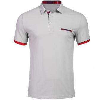 Wixens Herren‑Poloshirt – Slim-Fit, kurzärmlig, einfarbige Basic-Version