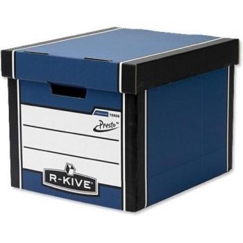 Fellowes Premium Archivbox, hoch, 34,2x30,3x40cm, blau