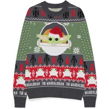 Grogu Christmas Knit Pullover
