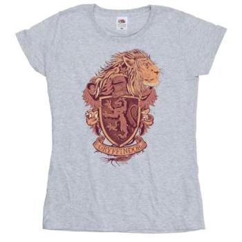 Women's 2XL Grey Gryffindor Sketch Cotton Shirt