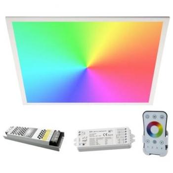 Kit Pannello Ultra Slim LED 94 W Smart Wi‑Fi 24 V RGB + 3000 K RGBW – Alexa & Google