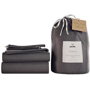 Panda Bamboo Sheet Set (Single, Urban Grey)