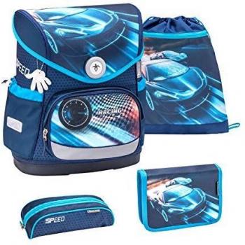 Belmil Schulranzen Set 4-teilig Jungen 1-4 Klasse