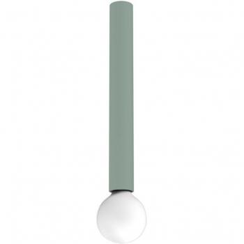 LUMICOM Puro E27 Plafoniera in Metallo Grigio