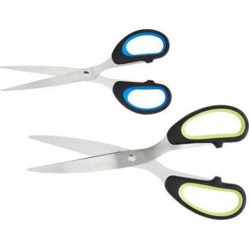 VBS Soft‑Grip Scherenset – 2 Stück, speziell für Rechtshänder