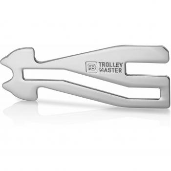 Silberne Trolley Master Chips