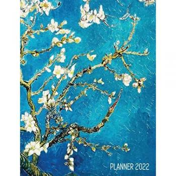Vincent Van Gogh Planner 2022: Almond Blossom Painting | Artistic Post-Impressionism Art Organizer: January-December (12 Months)