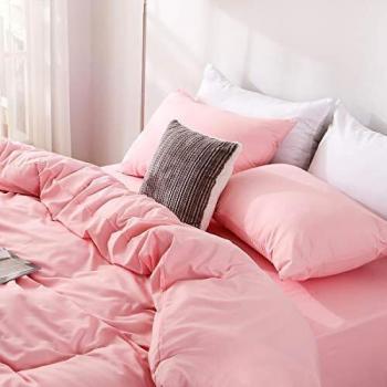 Aisbo Non-Iron Smooth Microfiber Duvet & Pillow Case Set – Queen