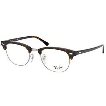 Ray-Ban Unisex Frame 5154 Clubmaster, Color Negro, Size 49