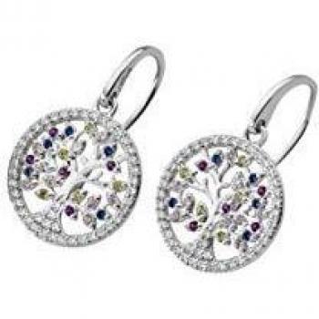 Pendientes de Circonitas Lotus Silver LP1896-4