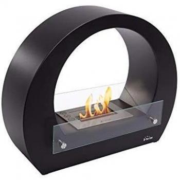 Biochimenea de Suelo Purline Saturn en Acero Inoxidable