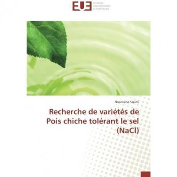 Recherche de varietes de Pois chiche tolerant le sel (NaCl)