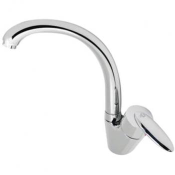 DIANHYDRO Monocomando lavello monoforo canna alta como cromo