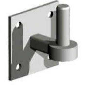 Square Plate Gate Hinges, 4 – 19 mm Pin – Galvanized Coating
