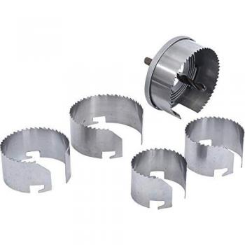Pack 5 scies cloches BGS (Ø 60-95 mm, profondeur 35 mm)