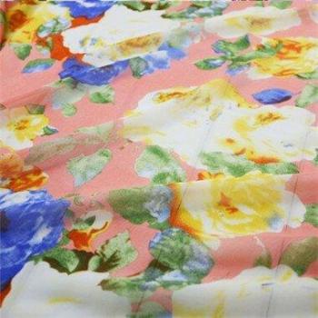 Wind & Tulip Floral 75D Chiffon