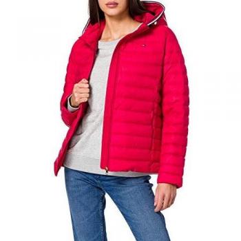 Doudoune Tommy Hilfiger Th Ess LW Down, Rouge Primaire, M Femme