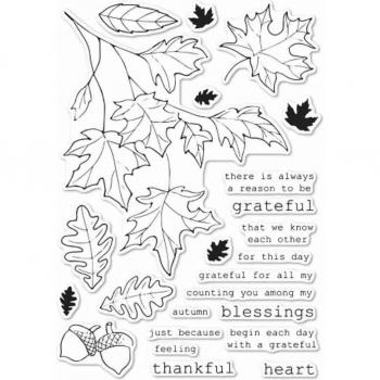 Leaf Clear Stamp for DIY Photo Projects A5104