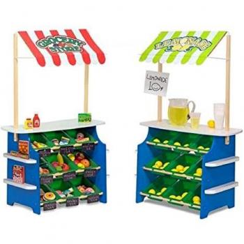 Melissa & Doug houten winkel met groente en fruit
