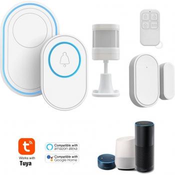 Tuya Home Security Alarm System with Door Sensor
