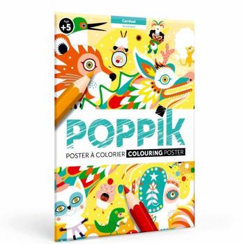 Grand poster à colorier Carnaval Poppik® 97 x 30