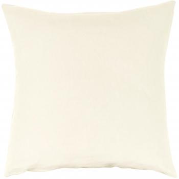 Taie d'oreiller Sonate lin lavé Ivoire 65x65 cm