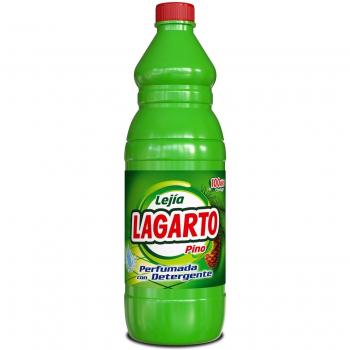 Lejia con detergente lagarto pino botella de 1,5 l
