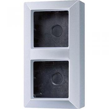 AS 582 A AL Aluminium Surface Mounted 2-Gang Housing