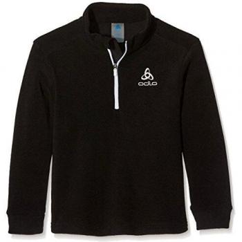 Odlo Kinder‑Layering‑Pullover 1/2 Zip LE Tour – Schwarze Variante