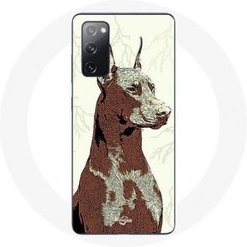 Couvercle Doberman pour Samsung Galaxy S20 FE