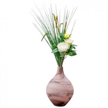 HTI‑Living Kunstblume – Rosa Pfingstrose‑Blumenstrauß