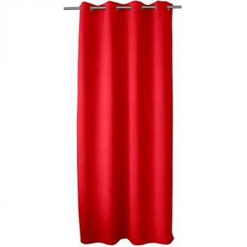 Rideau occultant uni – Rouge – 140 x 240 cm