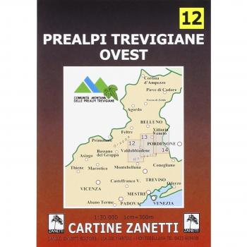 Prealpi trevigiane ovest 1:30.000. Ediz. illustrata