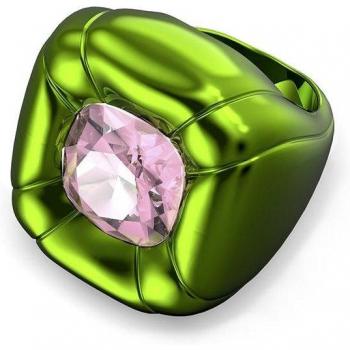 Swarovski Anello Dulcis Verde Taglio Cushion 58